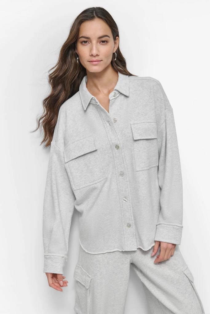 DKNY RELAXED SHIRT JACKET