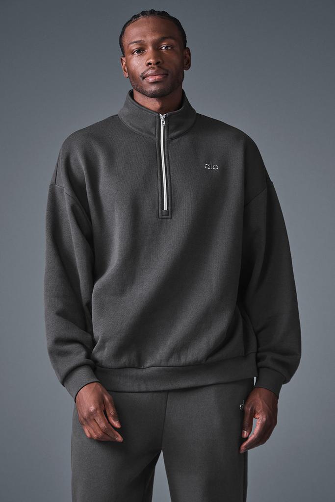 Alo Accolade 1/4 Zip Pullover - Anthracite