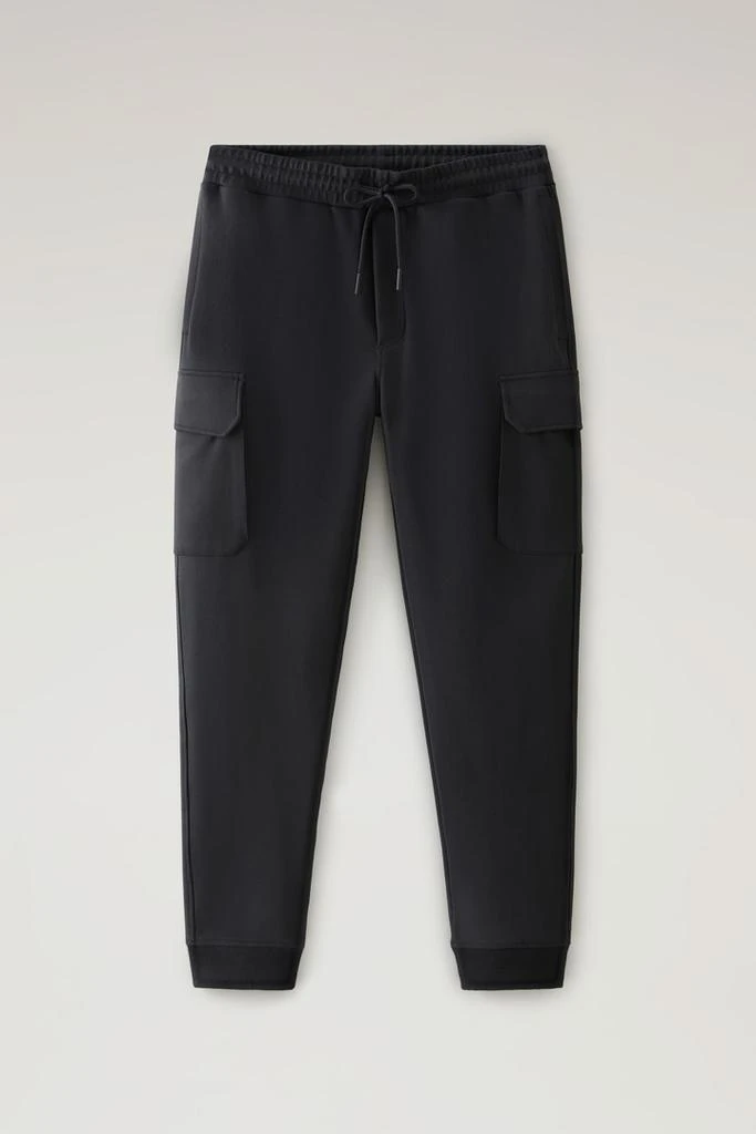 WOOLRICH Sweatpants in Stretch Cotton Blend - Men - Black 4