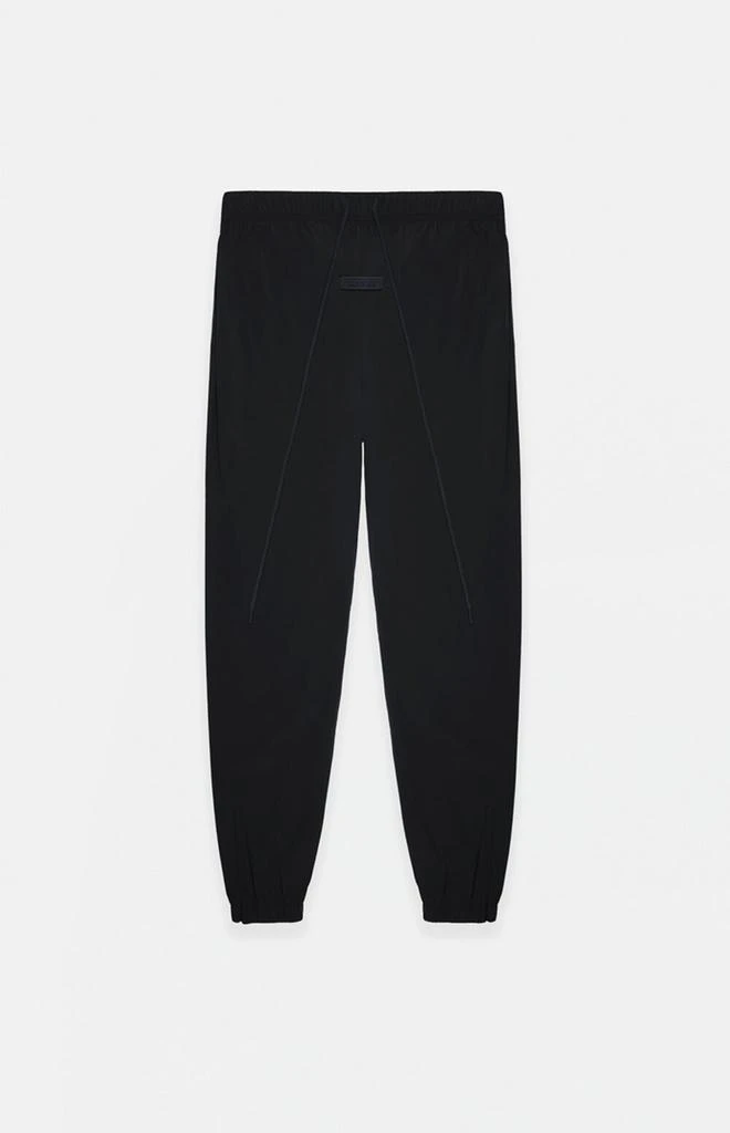 Essentials Essentials Jet Black Nylon Track Pants 1