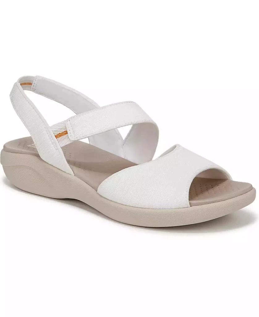 LifeStride Women's Cheerful Washable Peep Toe Slingback Sandals 1