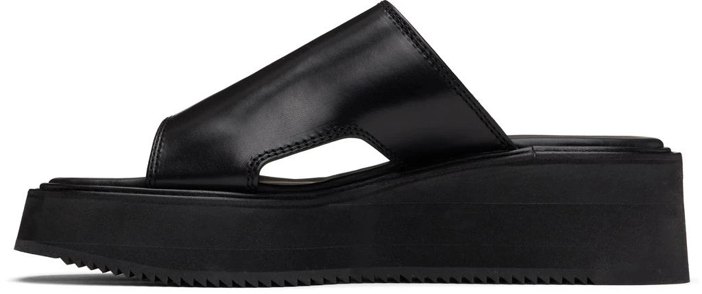 Julius Black Edge Cut Leather Sandals 3