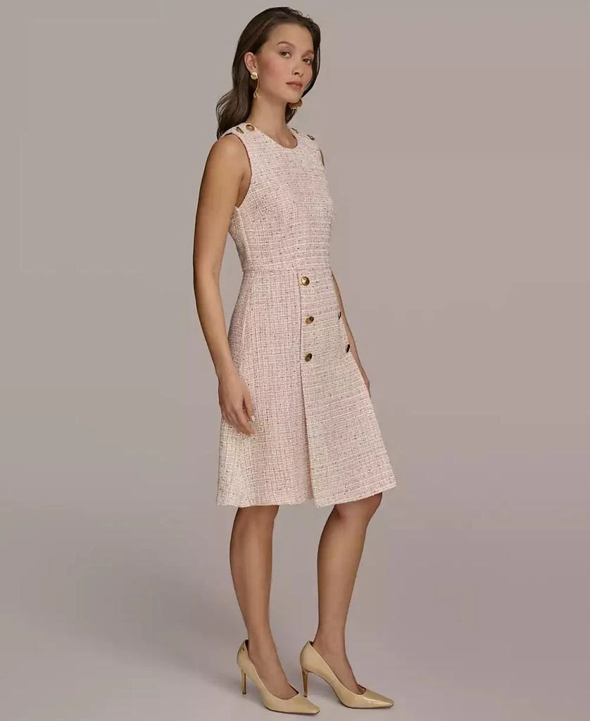 Donna Karan Women's Tweed A-Line Dress 5