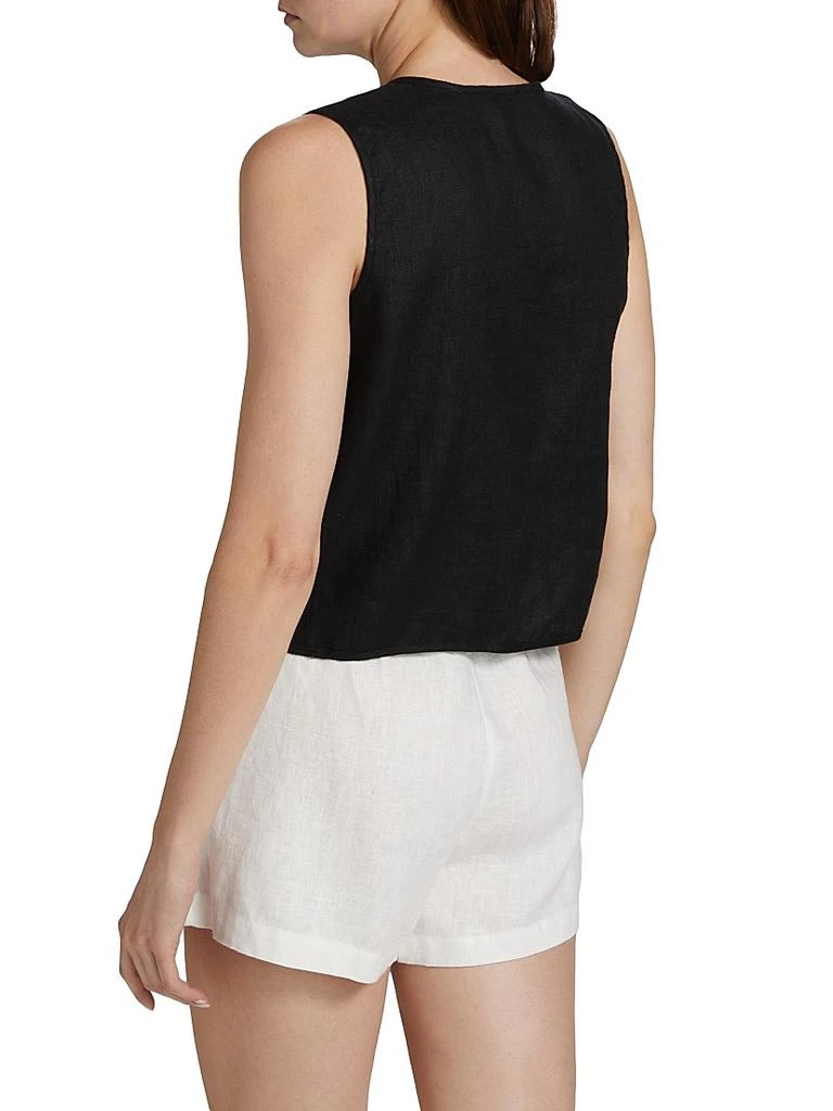 Rails Oregon Linen Tie-Front Tank 5