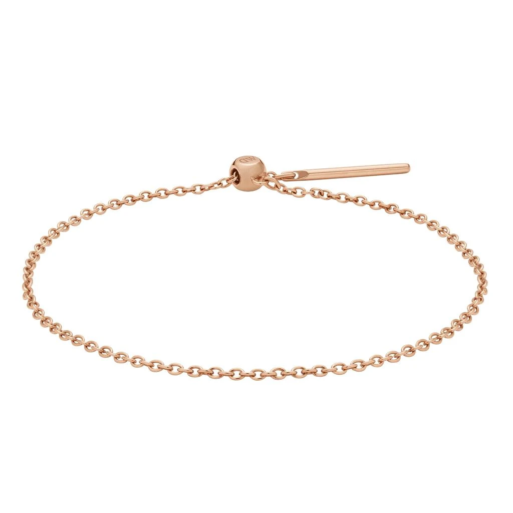 Daniel Wellington Charms Rose Gold-Tone Chain Bracelet
