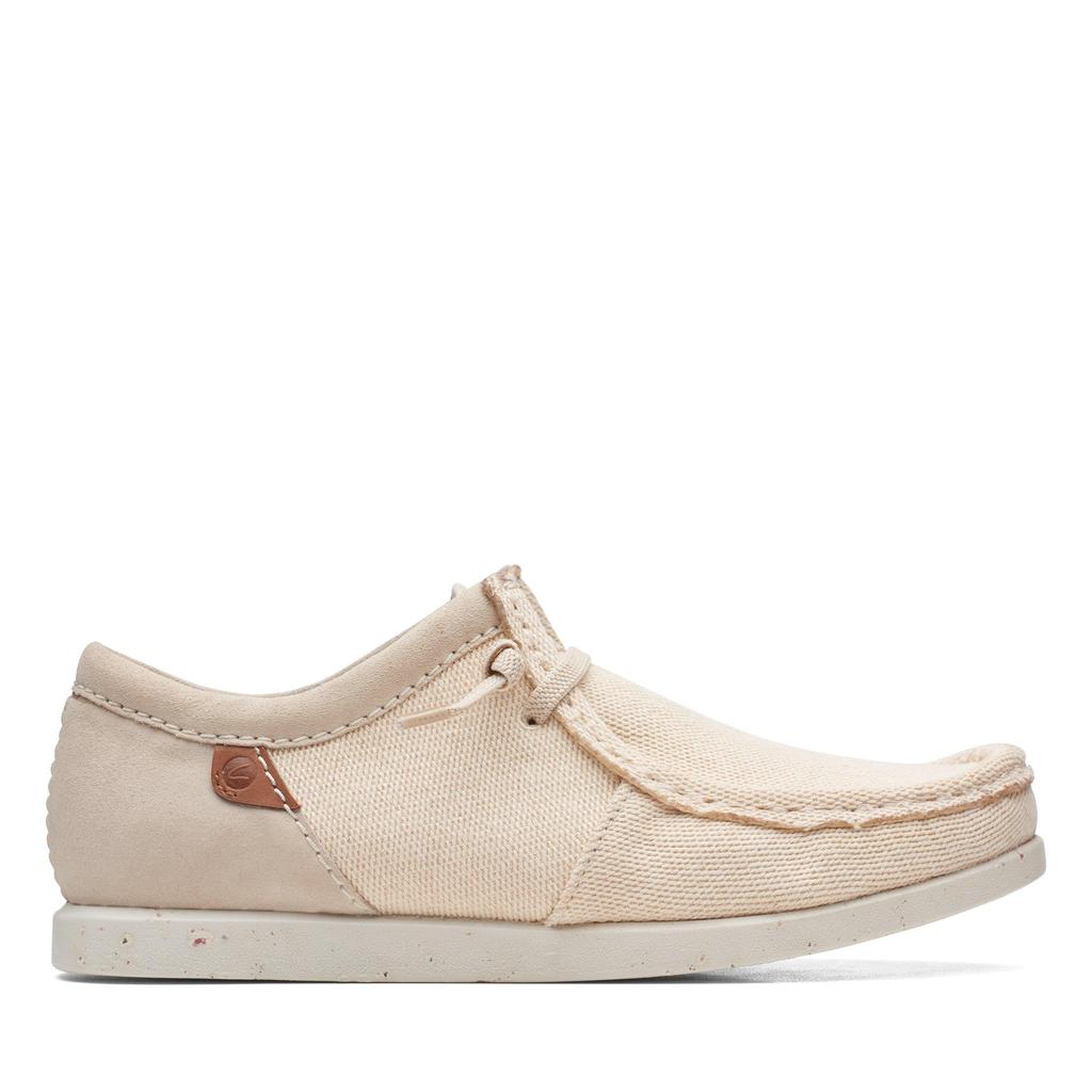 Clarks ShacreLite Moc in Beige Textile