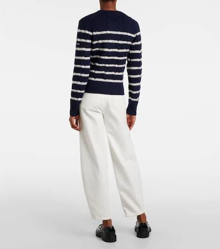 Ralph Lauren Striped wool and cashmere cardigan 3