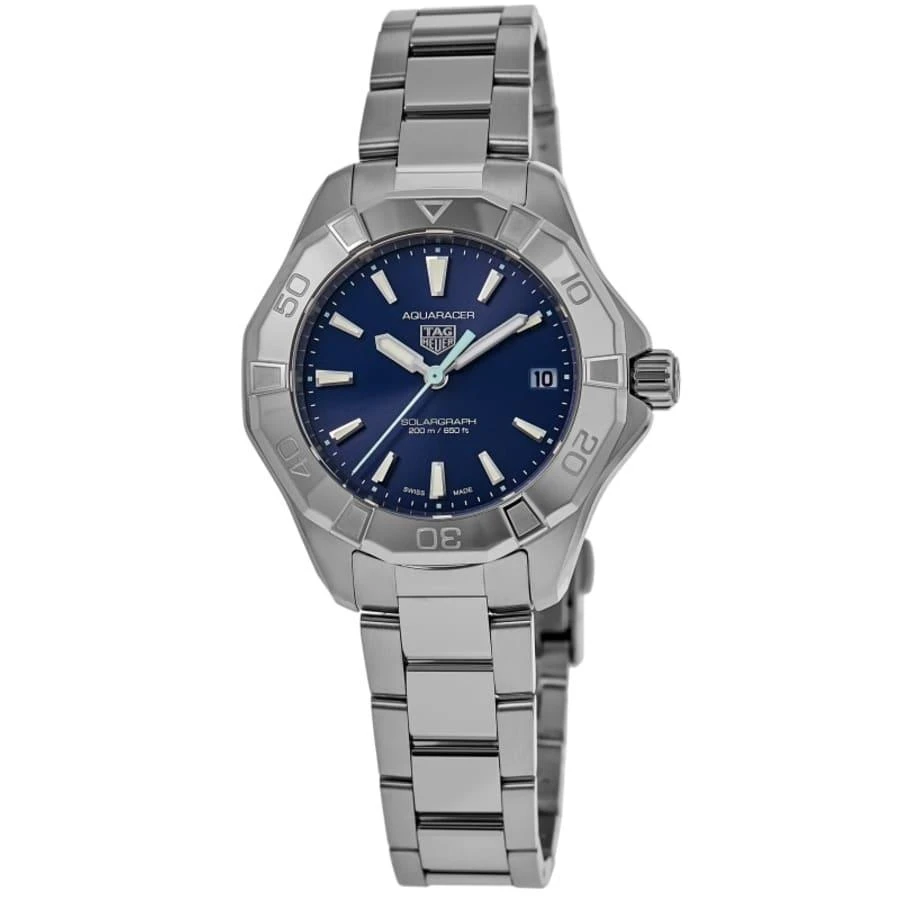 TAG Heuer Aquaracer Professional 200 Solargraph Quartz Blue Dial Steel Women's Watch WBP1311.BA0005 1