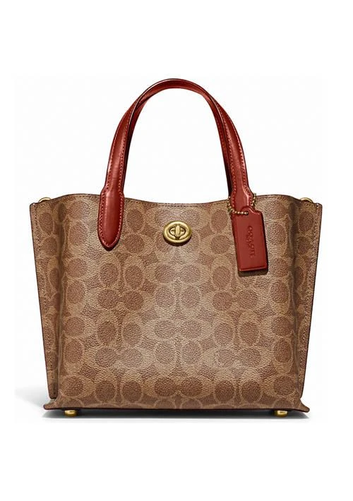 COACH Willow Tote 24 In Signature Canvas 1