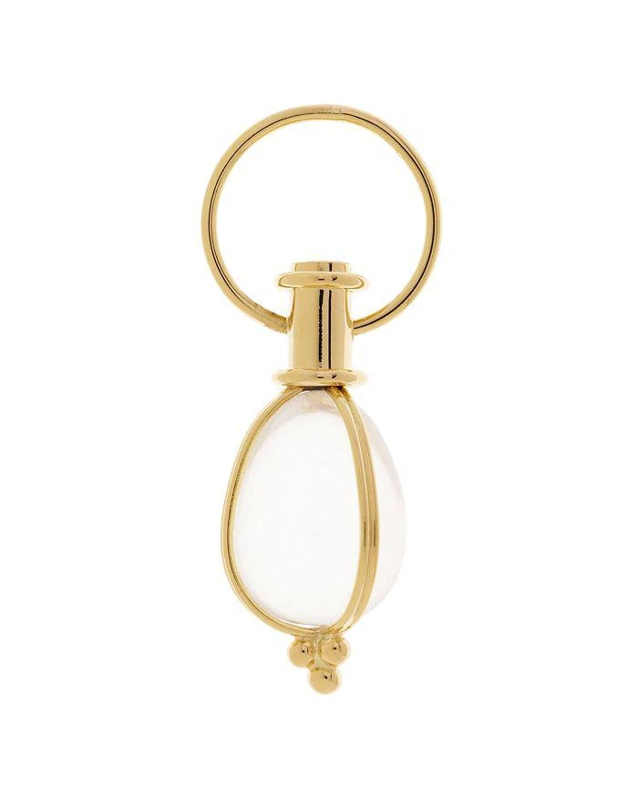 Temple St. Clair Oval Crystal Amulet in 18K Yellow Gold