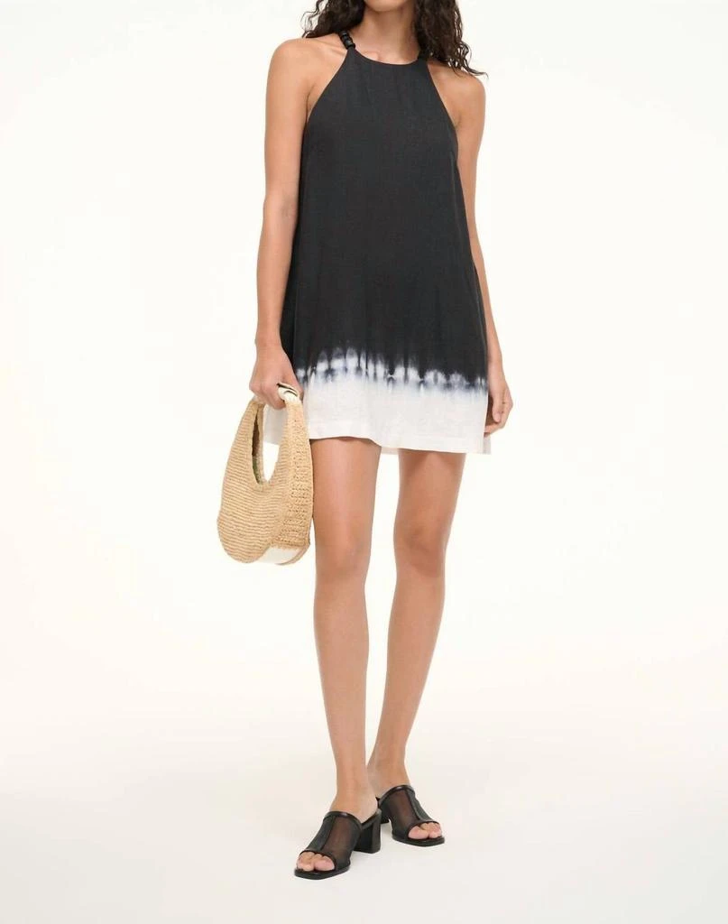 chinese dress ladies Staud Laura Linen Dress in Market Stripe – Leigh's of Breton Village
