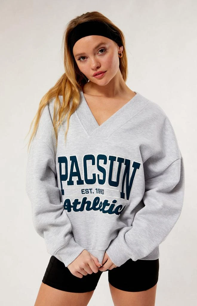 PacSun Pacific Sunwear Athletics V-Neck Sweatshirt 3