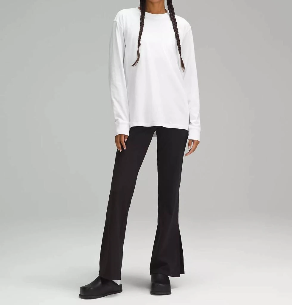 Lululemon All Yours Long Sleeve Tee In White 3