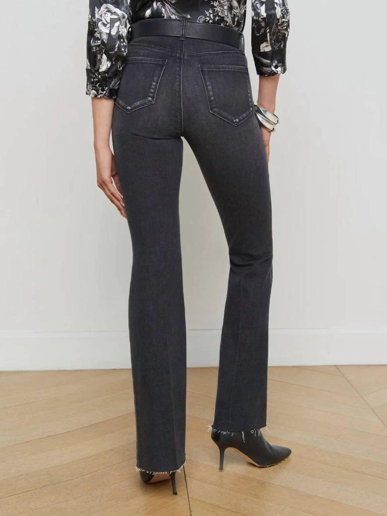 L'Agence L'Agence - Sera High Rise Sneaker Flare Jean 3