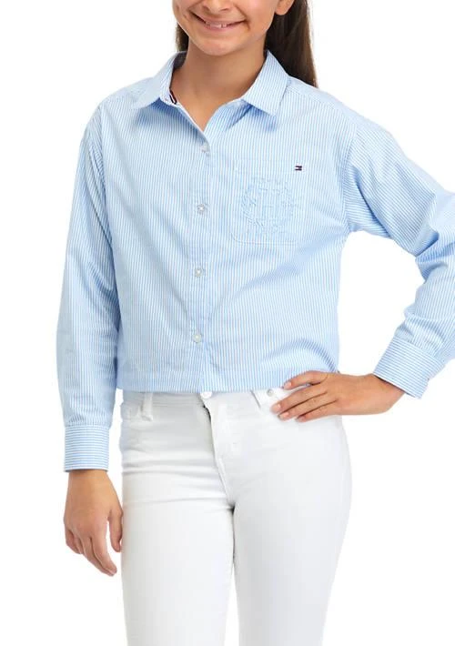 Tommy Hilfiger Girls 7-16 Long Sleeve Oxford Shirt
