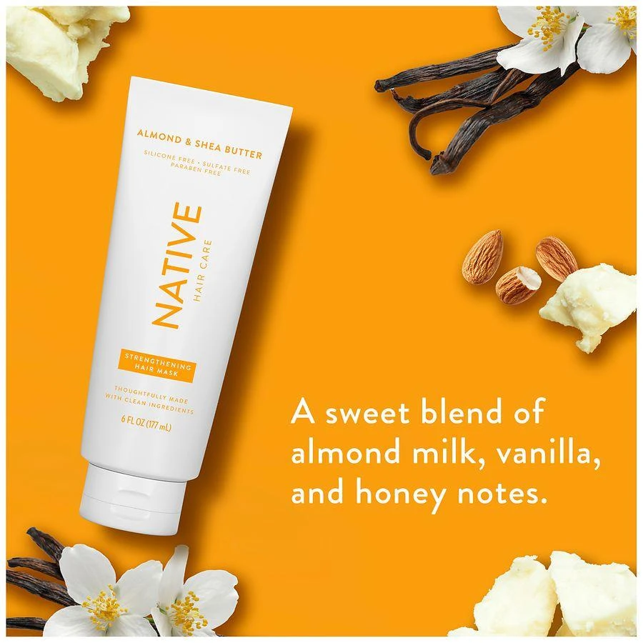 Native Strengthening Hair Mask Almond & Shea Butter 3
