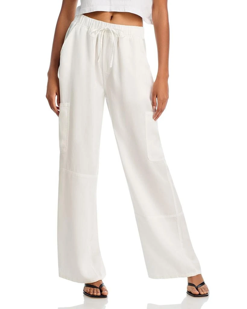 AQUA Chambray Cargo Pants - Exclusive 1