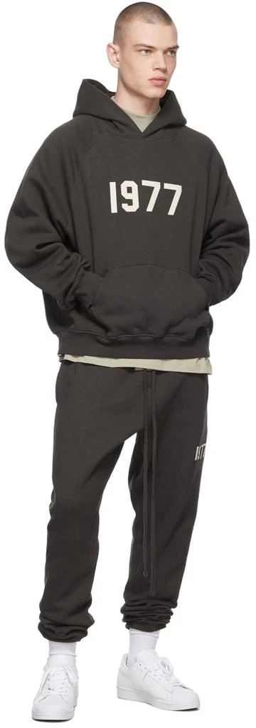 Essentials Black Fleece Lounge Pants 4