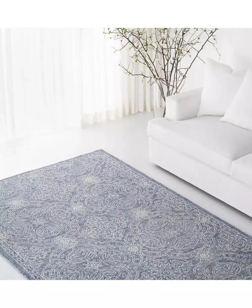 Ralph Lauren Etienne LRL6603M Blue and Ivory 9' X 12' Area Rug 2