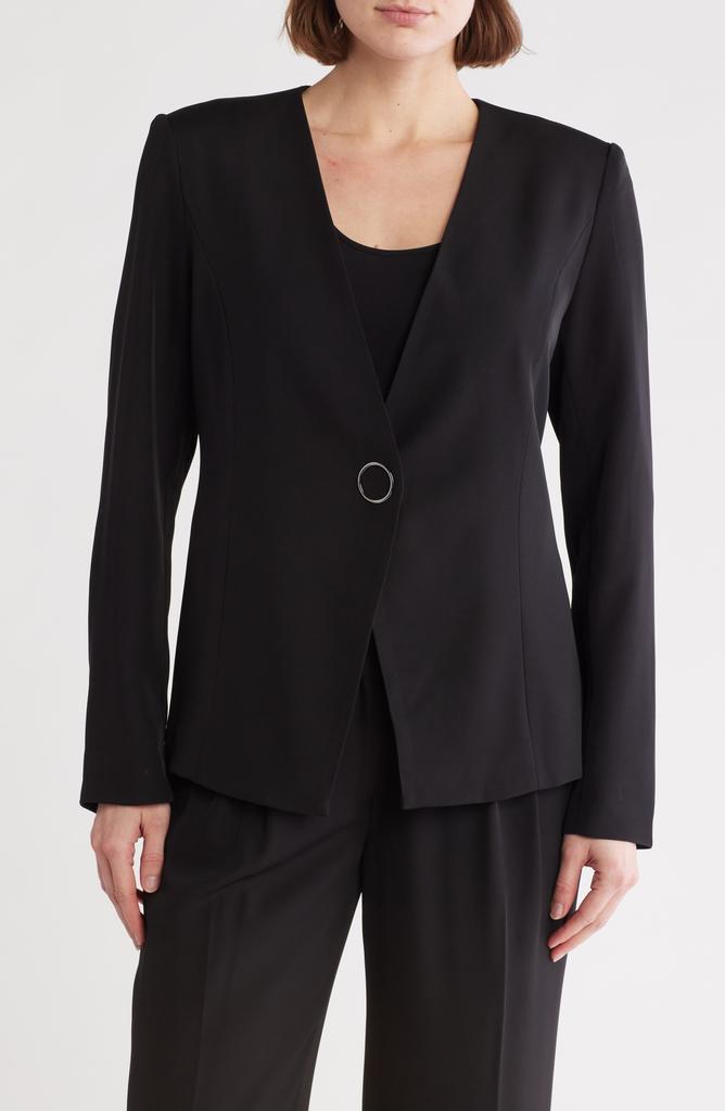 ELIE ELIE TAHARI Collarless Blazer