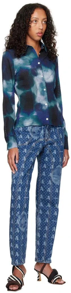 Ahluwalia Blue Koro Shirt 4