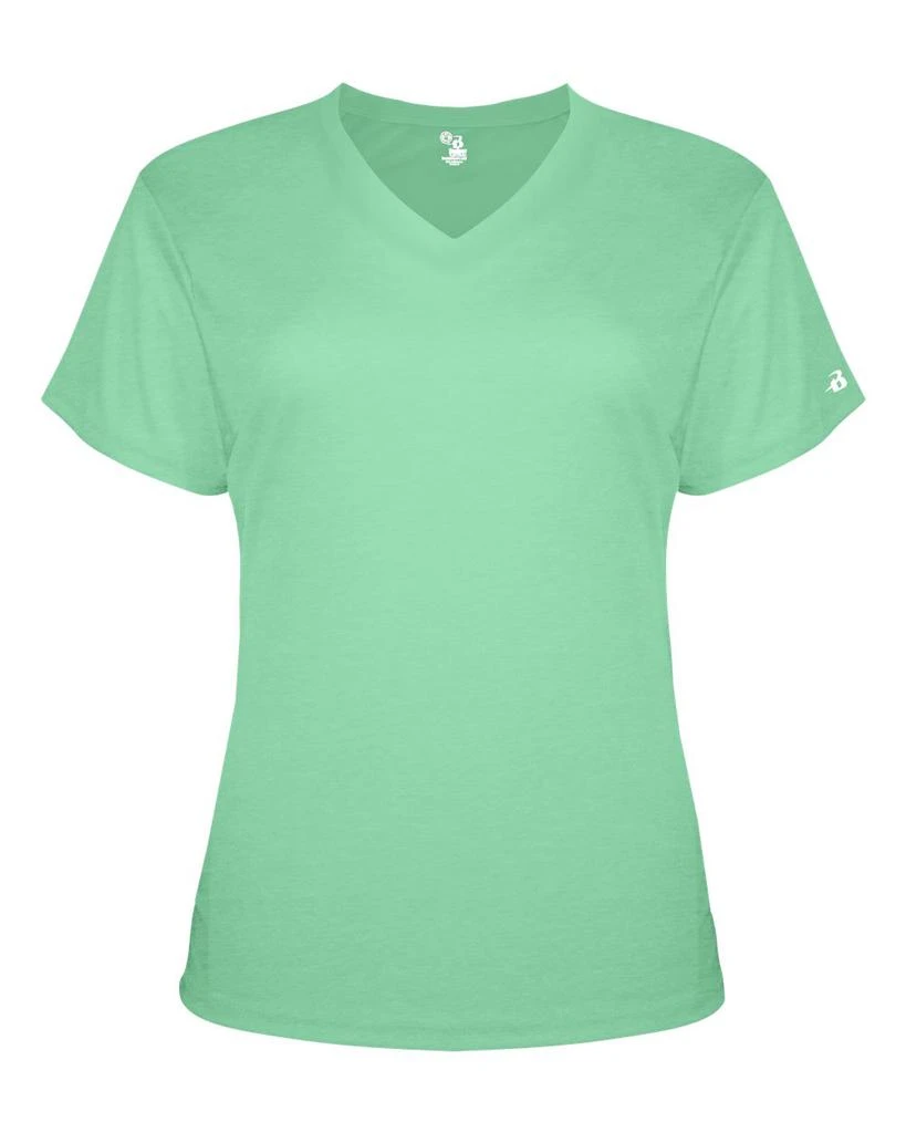 Badger Women’s Triblend Performance V-Neck Short Sleeve T-Shirt 15