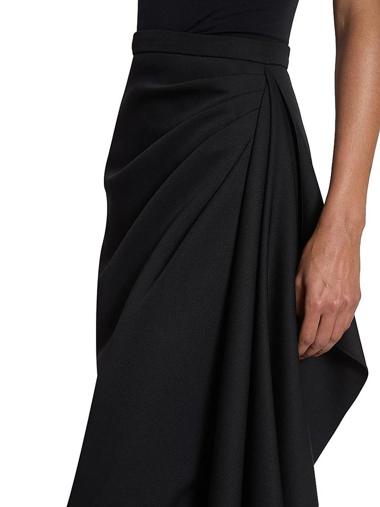 Erdem Draped Midi Pencil Skirt 6