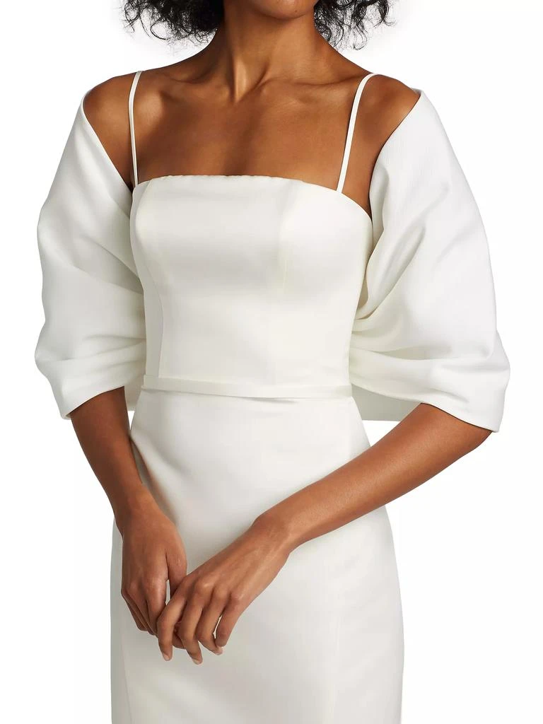 Amsale Faille Wrap 3