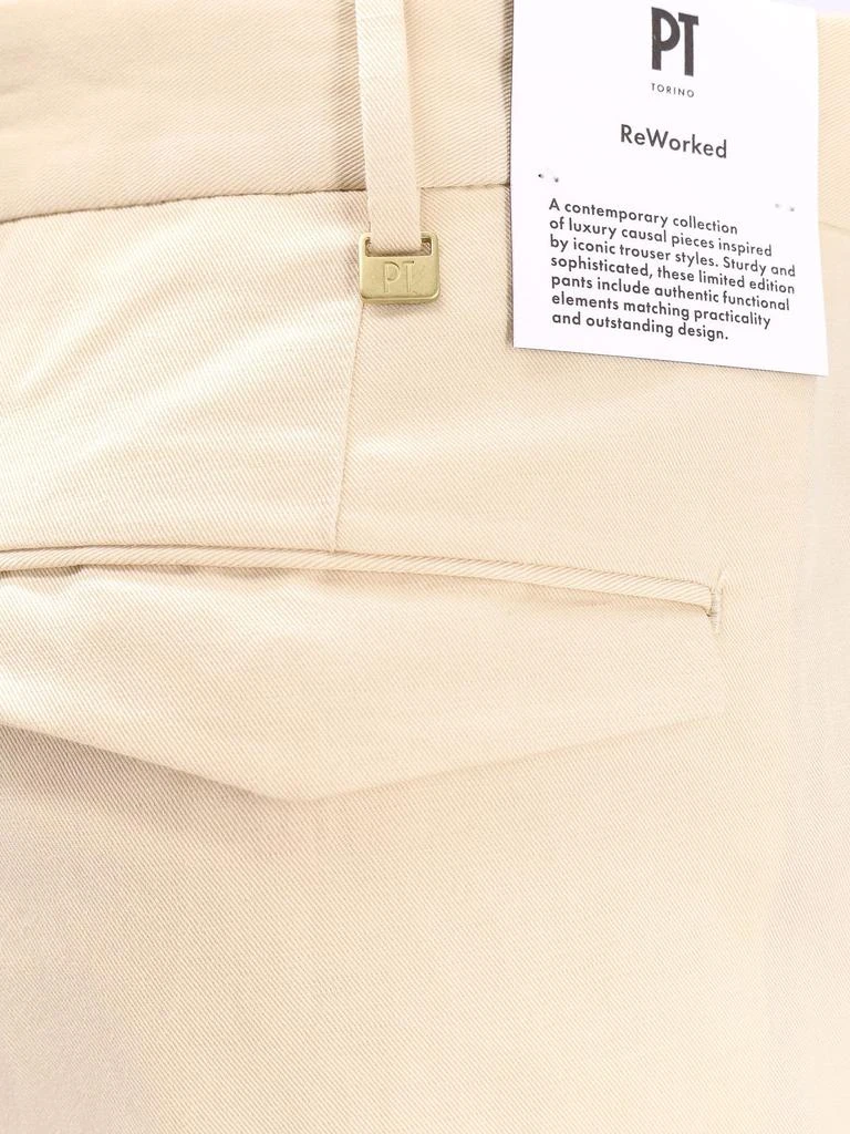 PT TORINO Reworked michael cotton and linen trouser 3