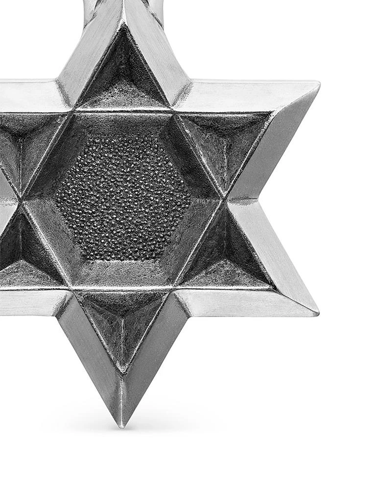 David Yurman Star of David Amulet in Sterling Silver, 34.7mm 5