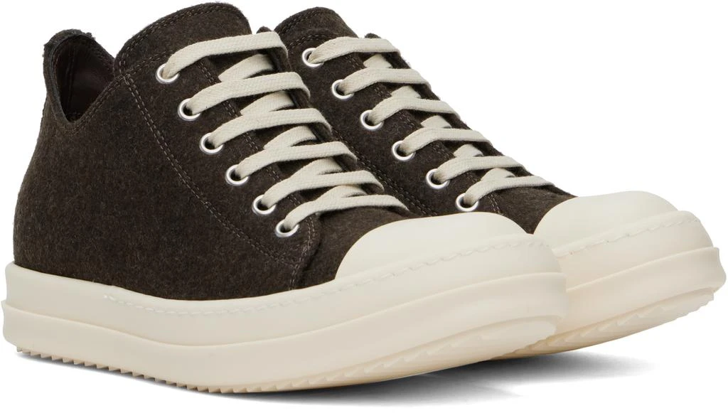 Rick Owens Brown Porterville Low Sneaks Sneakers 4