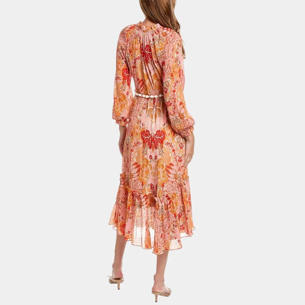Zimmermann Zimmermann Orange Silkblend midi dress 2