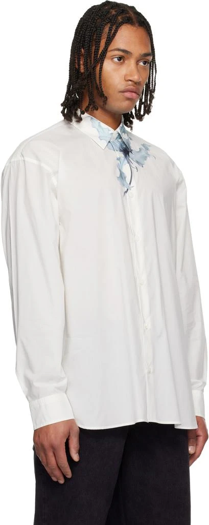 Dries Van Noten Off-White Loose Cotton Shirt 2
