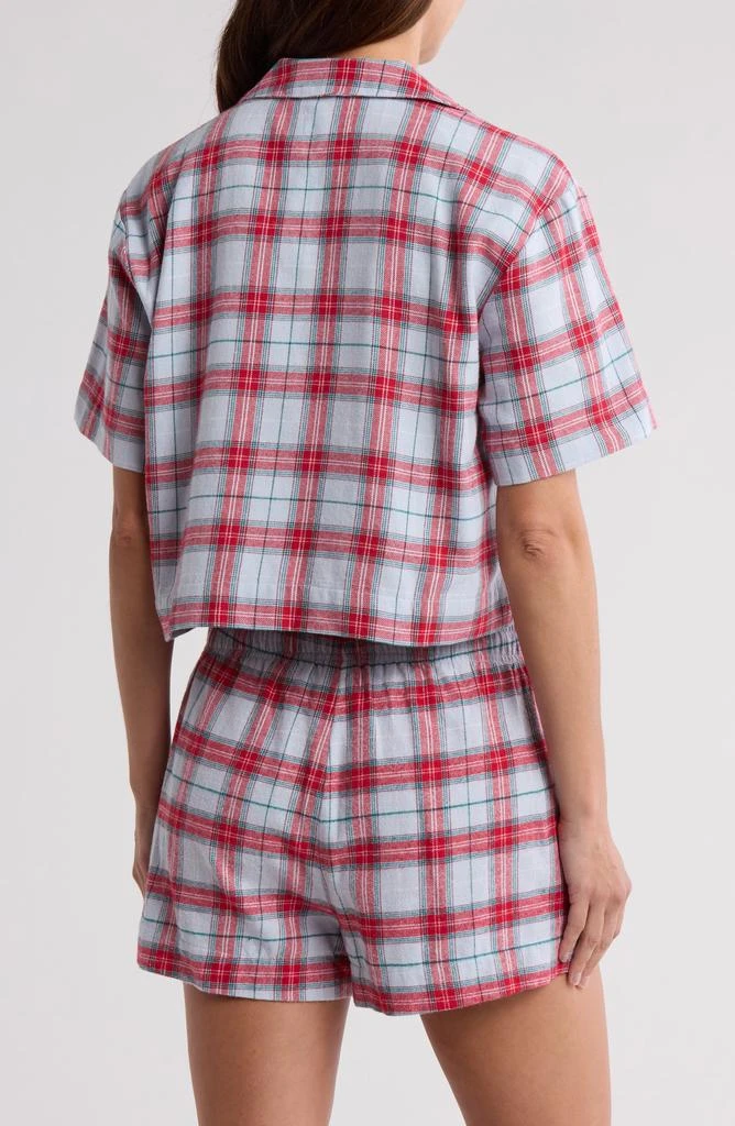 Abound Flannel Shortie Pajamas 2