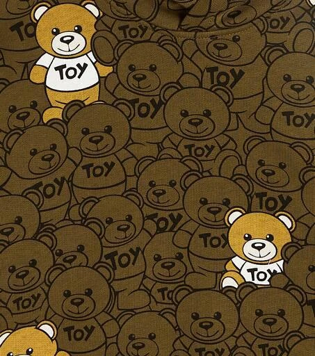 Moschino Teddy Bear cotton jersey hoodie 2