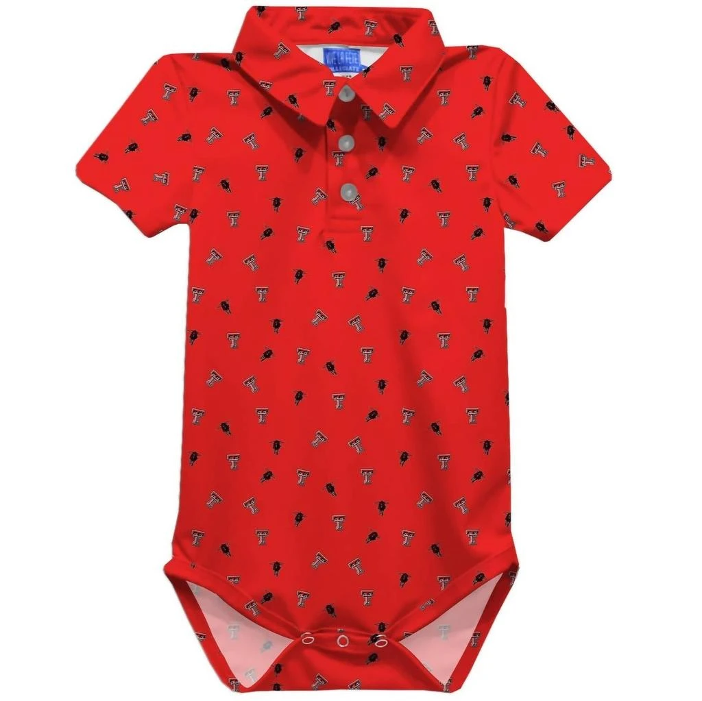 Vive La Fete Vive La Fete - Boy
s Texas Tech Raiders Logo Performance Bodysuit