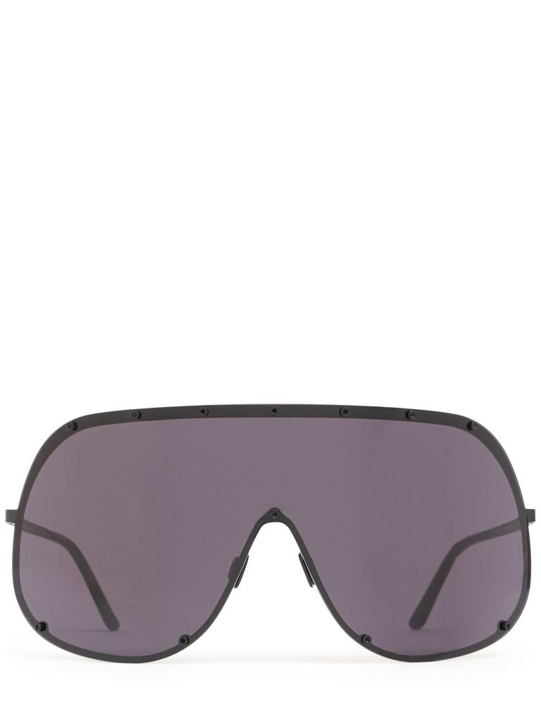 Rick Owens Black Porterville Davis Sunglasses - Accessories