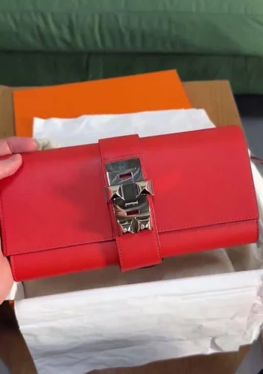 Hermes Hermès Capucine Swift Leather Medor Clutch 23 2