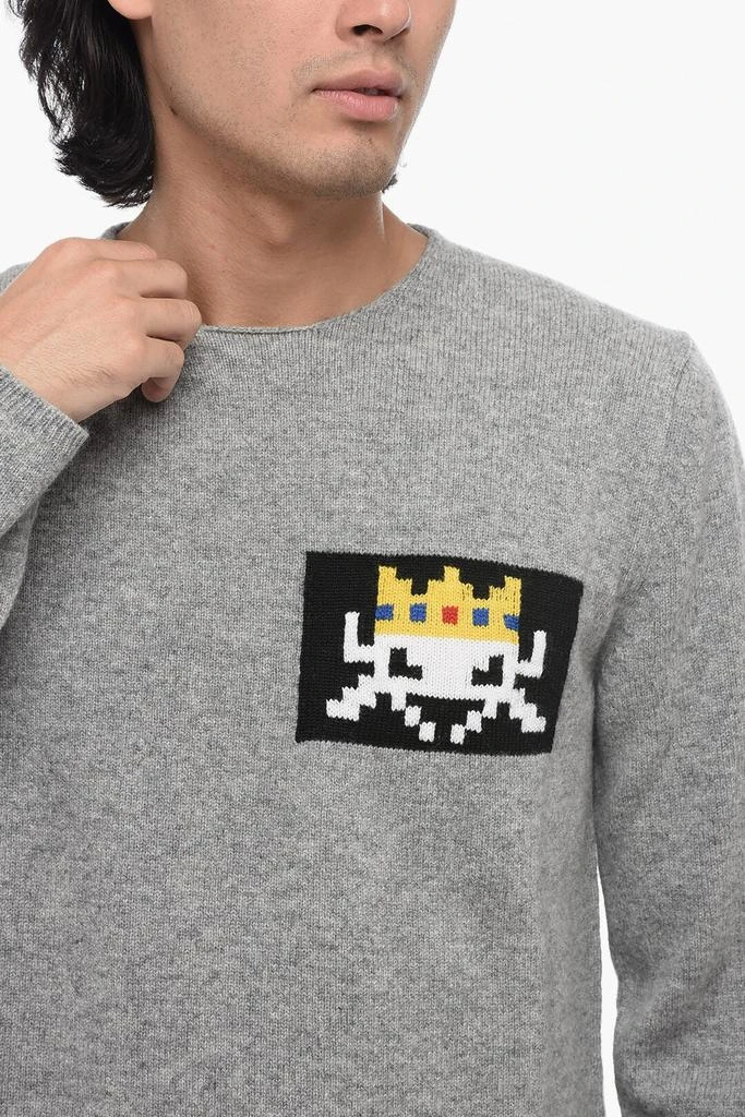 Comme des Garcons Comme Des Garçons SHIRT Crew Neck PACMAN Wool Blend Sweater 3
