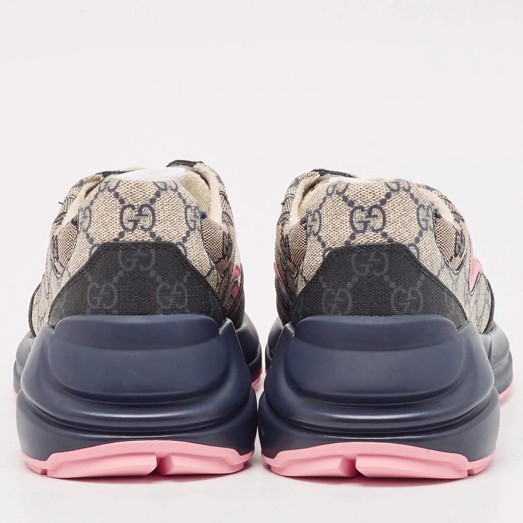 Gucci Gucci Multicolor GG Supreme Canvas Rhyton Sneakers Size 40 5