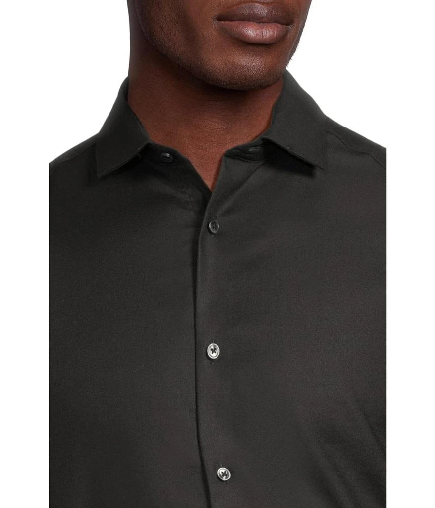 Calvin Klein Dress Shirt Slim Fit Non Iron Stretch Solid 4