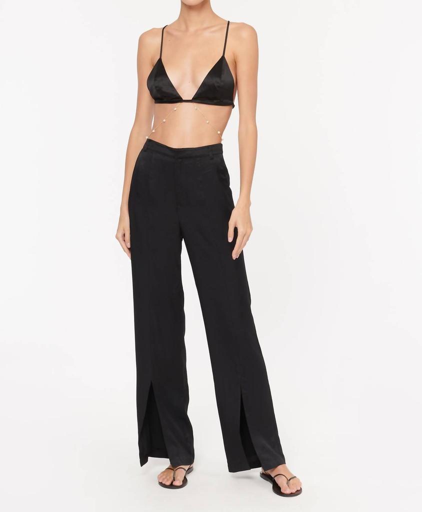 CAMI NYC Amelie Twill Pant In Black