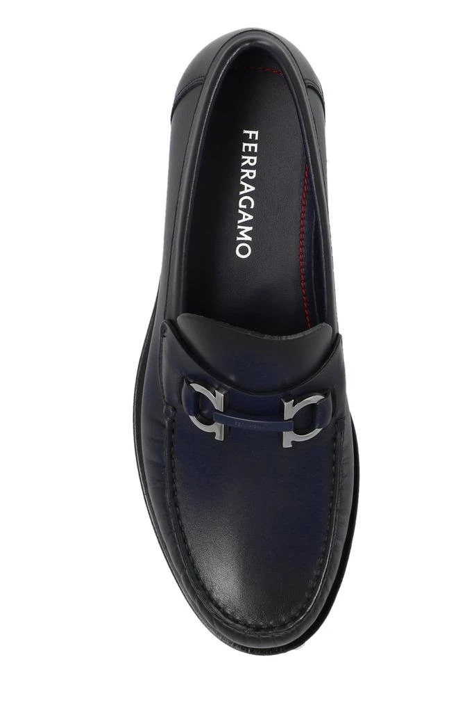 Salvatore Ferragamo Ferragamo Gancini Plaque Slip-On Loafers 4