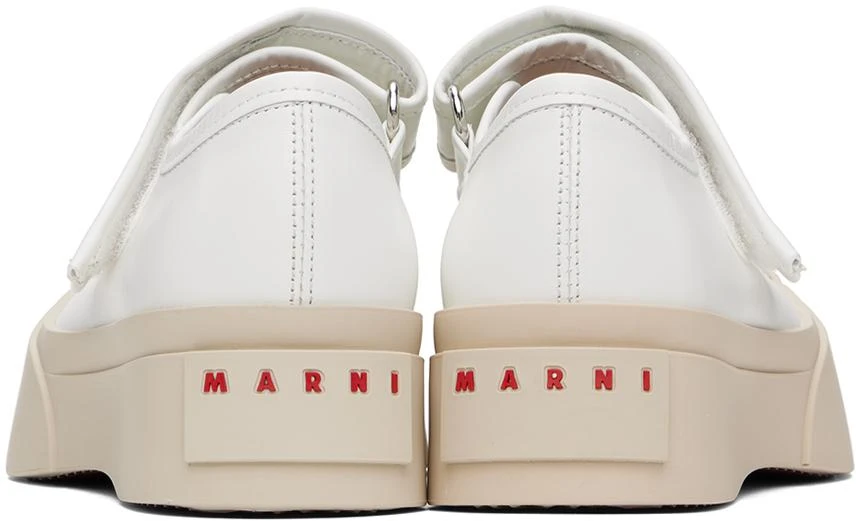 Marni White Pablo Mary Jane Ballerina Flats 2