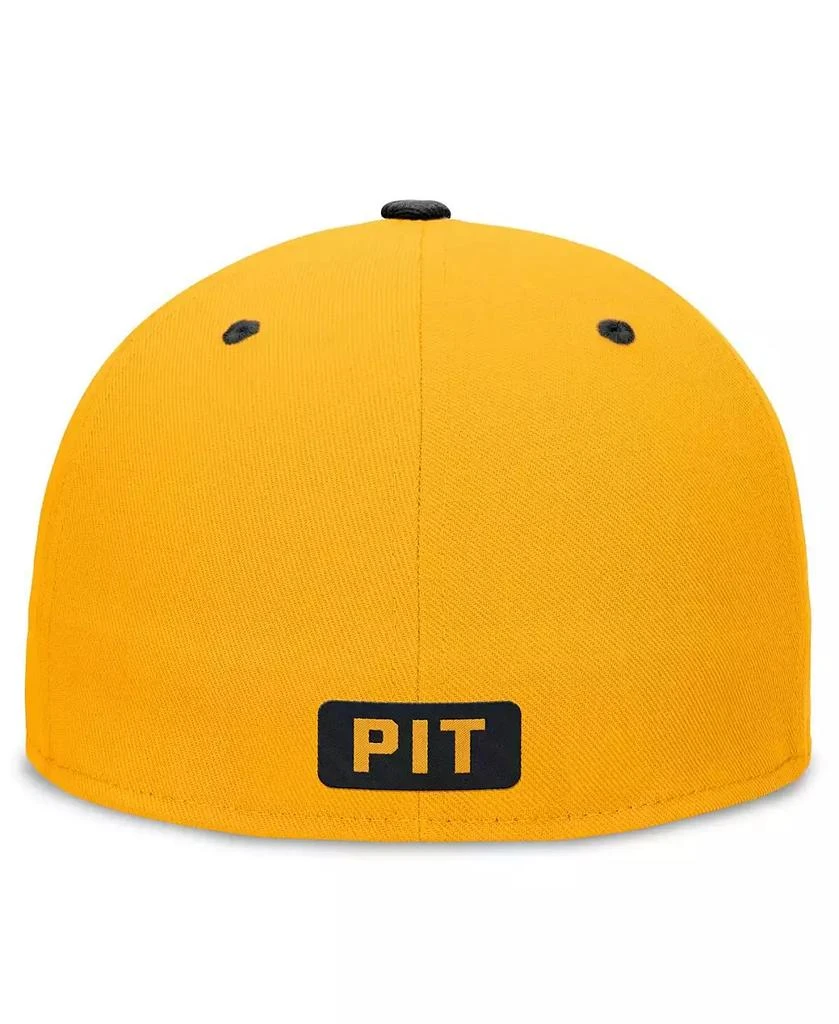 NIKE Men's Gold/Black Pittsburgh Pirates City Connect True Fitted Hat 4