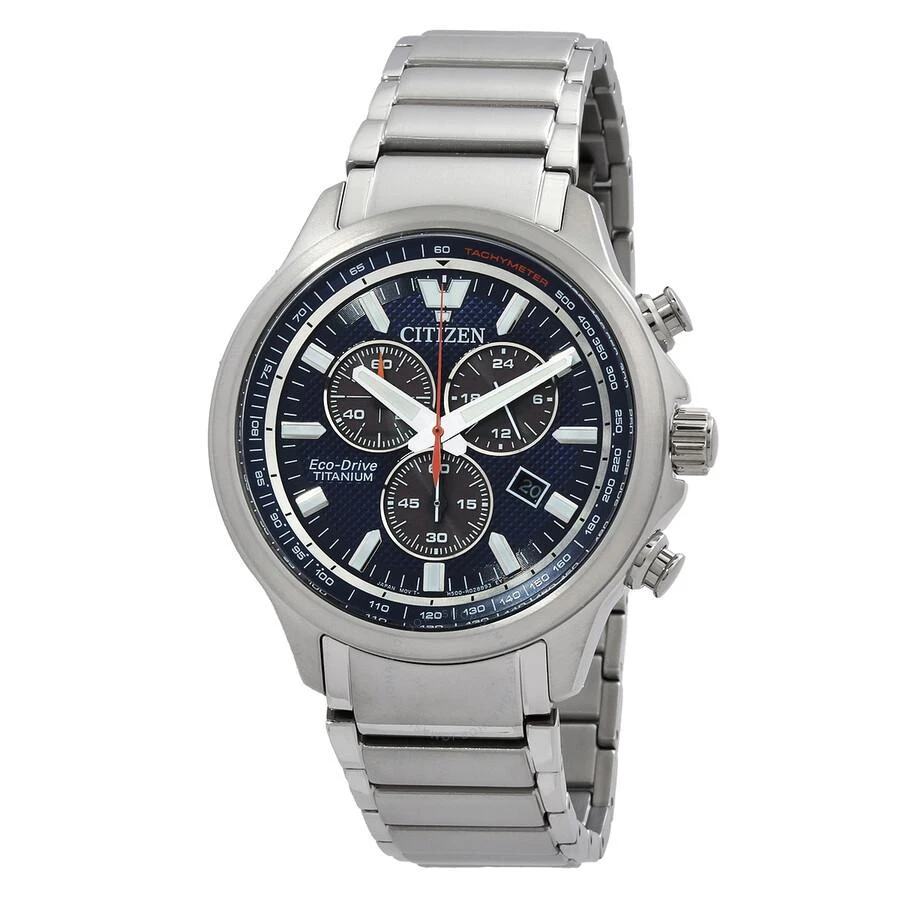 Citizen Weekender Chronograph Quartz Blue Dial Men's Watch AT2471-58L 1