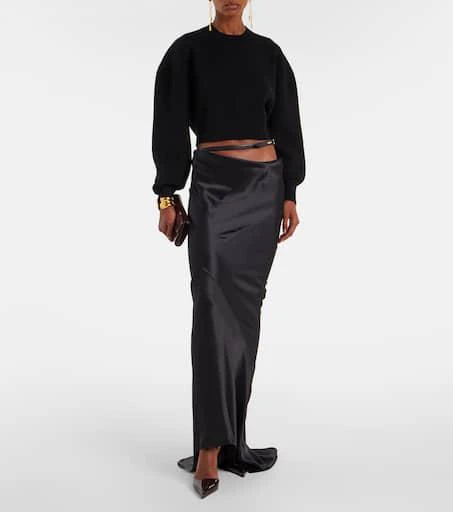 Tom Ford Cropped wool and cashmere-blend sweater 2