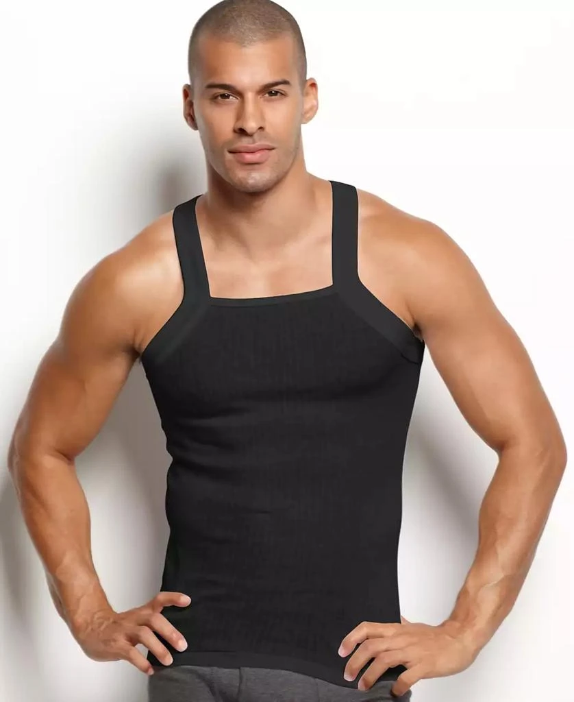 2(x)ist Men
s Essential 2 Pack Square-Cut Tank 1