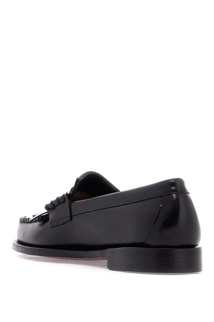 G.H. Bass esther kiltie weejuns loafers in brushed leather 3