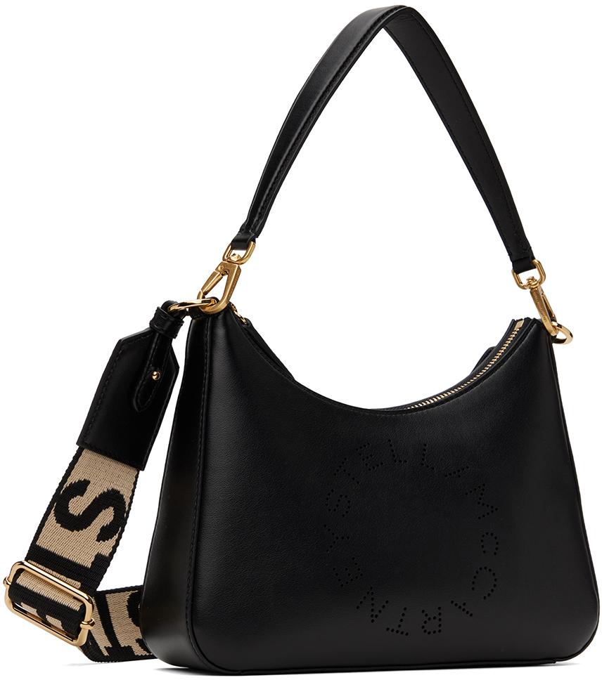 Stella McCartney Black Logo Crossbody Shoulder Bag